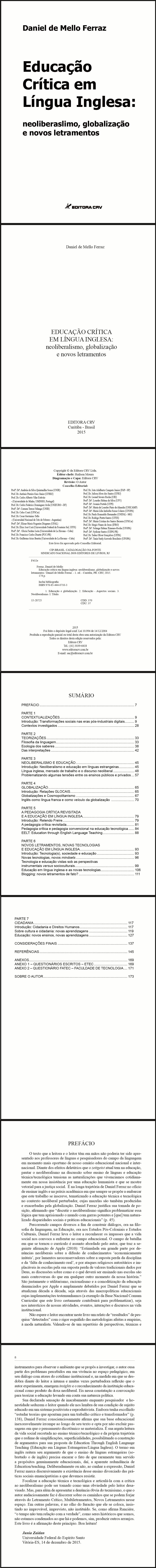 EDUCAÇÃO CRÍTICA EM LÍNGUA INGLESA:<br>neoliberalismo, globalização e novos letramentos